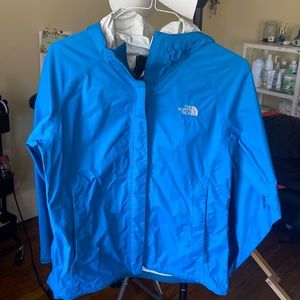 Blue north face windbreaker